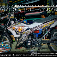 TEM SATRIA  150 HAYABUSA   ĐEN TRẮNG