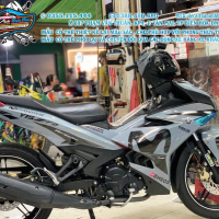 TEM ĐẸP EXCITER 150 movi xám xi măng