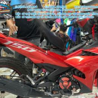 TEM ĐẸP EXCITER 150 đỏ candy