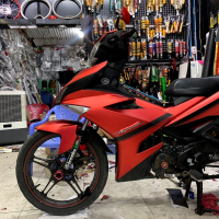 TEM ĐẸP EXCITER 150 đỏ nhám