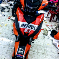tem xe winner 150 repsol  cam đen tráng