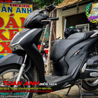 Tem Xe Honda SH Nhôm Xước Màu ĐEN ÁNH ĐIAMON