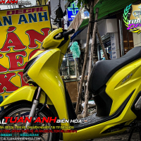 Dán decal xe sh đẹp -  mẫu dán xe Sh 2020 2021 MÀU VÀNG đẹp và hot nhất