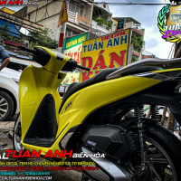 Dán decal xe sh đẹp -  mẫu dán xe Sh 2020 2021 MÀU VÀNG đẹp và hot nhất