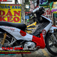 Tem trùm  wave s 100 samurai   Trắng Đỏ