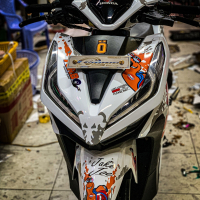 Tem trùm  vario- 150 - cam trắng(mẫu ốc sên siêu tốc độ)