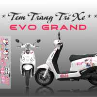 Tem Xe EVO Grand – Evo Max. tem hello kitty dễ thương