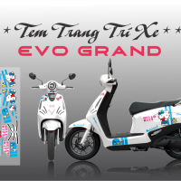 Tem Xe EVO Grand – Evo Max. tem hello kitty dễ thương