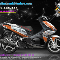 tem xe ARIBLADE 2016-2019 trắng cam ohline