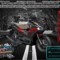 TEM TRUM AIR BLADE 2020 chỉ đỏ đen 150