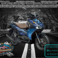 TEM TRUM AIR BLADE 2020 dragon xanh đen 1