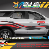 TEM XE FORD TUNNER LỤA ĐỎ ĐEN