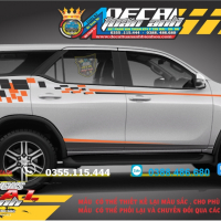 TEM XE FORD TUNNER CHỈ CAM ĐEN