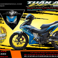TEM WINNER  GTR 150 XANH TỖ ONG