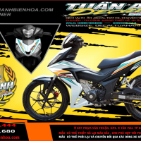 TEM WINNER  GTR 150 XANH TRẮNG  VÀNG