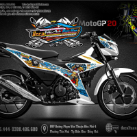 TEM SATRIA  150 gấu panda