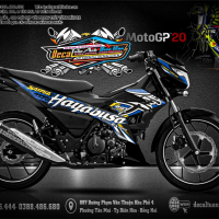 TEM RỜI HAYABUSA XANH ĐEN