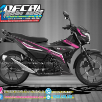 tem raider 150 hồng đen