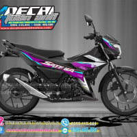 TEM SATRIA  150 tím đen