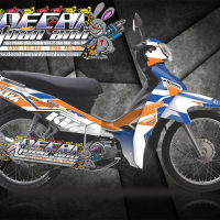Tem xe sirius 110 ktm xanh cam