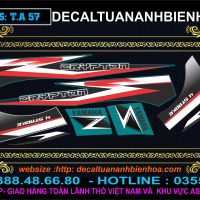 tem sirius crypton trắng đỏ