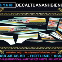 tem sirius spark trắng xanh