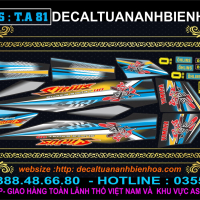 tem sirius   chữ tàu xanh đen