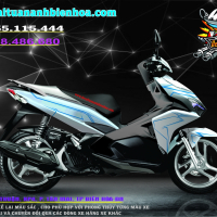 tem xe ARIBLADE 2016-2019 chỉ trắng xanh