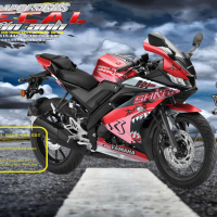 Tem trum R15 ver 3  CÁ MẬP ĐỎ TRẮNG