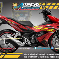 tem xe winner x GTR đỏ đen