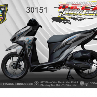 tem trum vario 150  spartan bacc5 đen