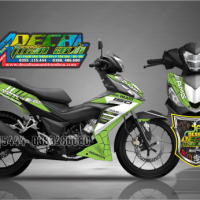 tem xe winner AMG xanh trắng