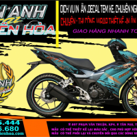 tem xe winner x v3 xanh lục bảo