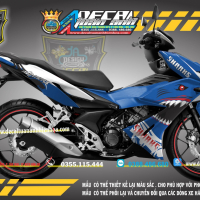 tem xe winner x cá mập 3 vanh trắng