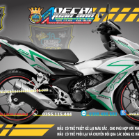 tem xe winner x chỉ xanh bạc