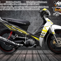 Tem xe sirius 110  vàng đen