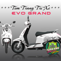 Tem Xe EVO Grand – Evo max.tem Trống Đồng Nghệ Thuật, Bảo Vệ Sơn Xe, in decal chất lượng. giầy, ko phai màu, chịu nắng mua, sử dụng lâu bền với thời gian