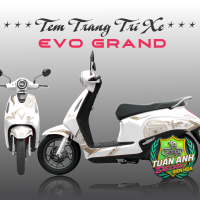 Tem Xe EVO Grand – Evo max.tem Trống Đồng Nghệ Thuật, Bảo Vệ Sơn Xe, in decal chất lượng. giầy, ko phai màu, chịu nắng mua, sử dụng lâu bền với thời gian