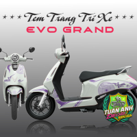Tem Xe EVO Grand – Evo max.tem Trống Đồng Nghệ Thuật, Bảo Vệ Sơn Xe, in decal chất lượng. giầy, ko phai màu, chịu nắng mua, sử dụng lâu bền với thời gian