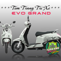 Tem Xe EVO Grand – Evo max.tem Trống Đồng Nghệ Thuật, Bảo Vệ Sơn Xe, in decal chất lượng. giầy, ko phai màu, chịu nắng mua, sử dụng lâu bền với thời gian