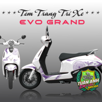 Tem Xe EVO Grand – Evo max.tem Trống Đồng Nghệ Thuật, Bảo Vệ Sơn Xe, in decal chất lượng. giầy, ko phai màu, chịu nắng mua, sử dụng lâu bền với thời gian