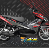 TEM TRUM AIR BLADE 125 AB ĐỎ ĐEN
