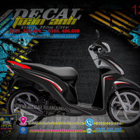 Tem trùm xe Vision 2014 chỉ trắng đỏ