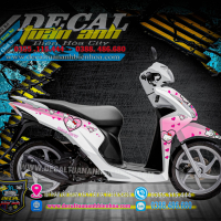 Tem trùm xe Vision 2014 Hello Kitty