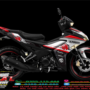 tem-exciter-155-trang-do-den-x-power