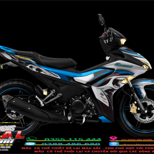 tem-trum-xe-exciter-155-shark-xanh-den-bac