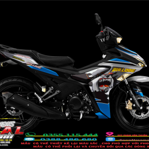 tem-phu-exciter-155-trang-xanh-den-phien-ban-cho-pug