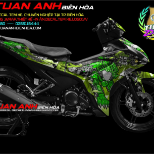 tem-xe-exciter-155-ride-of-the-king-den-xanh