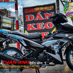 tem-trum-exciter-150-king-drag-den-xanh