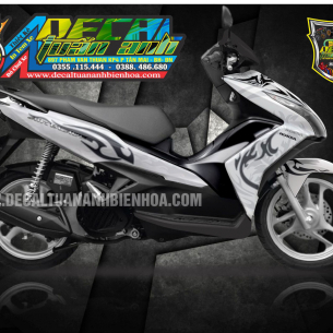 tem-trum-air-blade-125-den-trang-don-gian